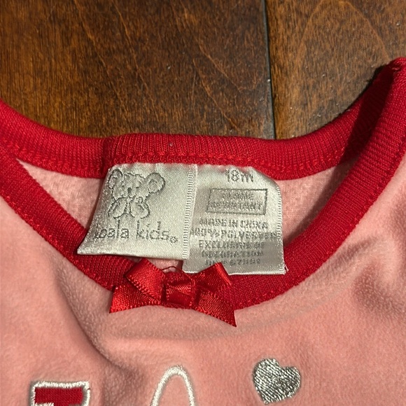 Koala Kids Baby Girls “I Ate Santa’s Cookies” Pajamas - Picture 4 of 10